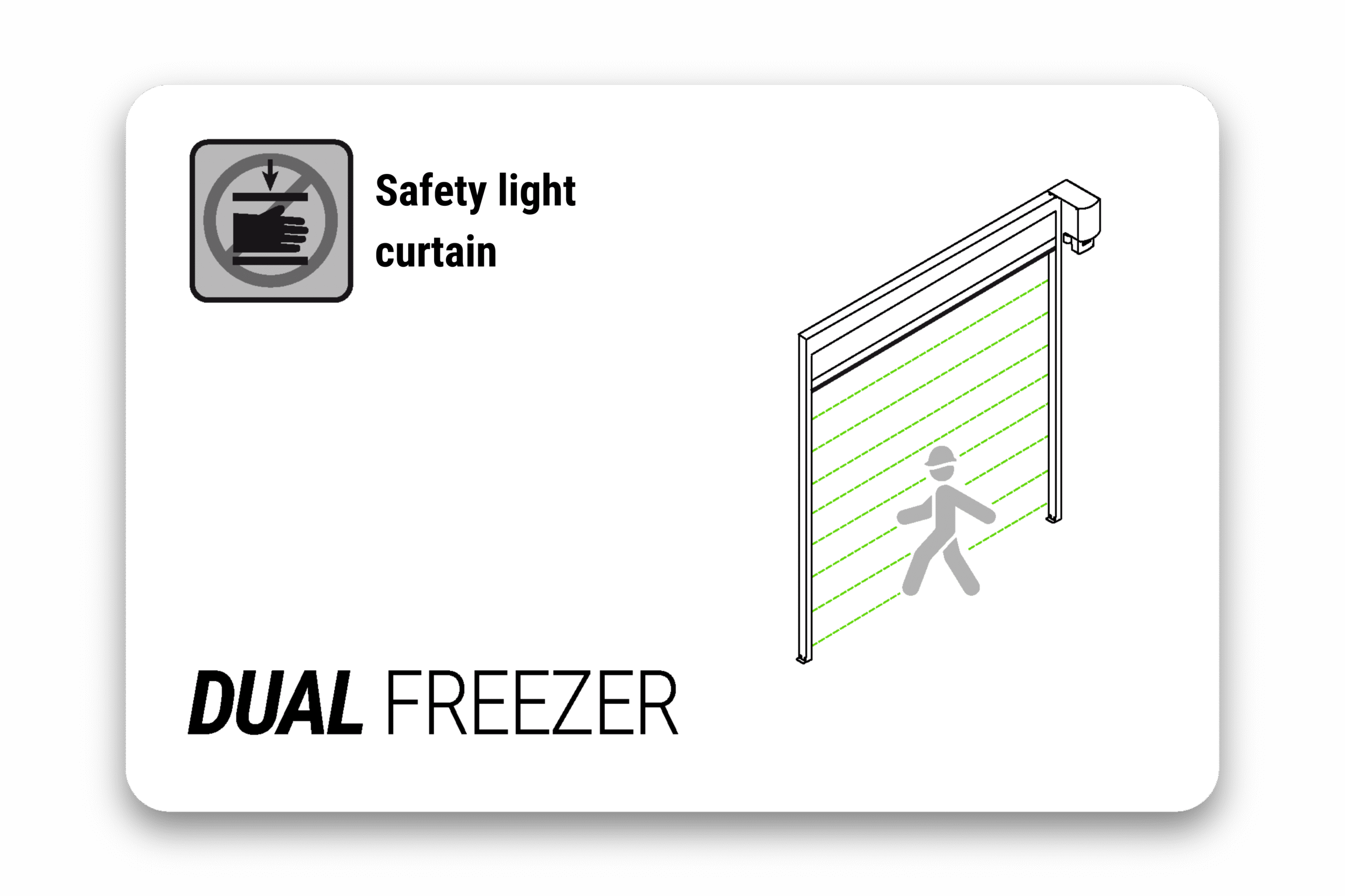 DUAL-FREEZER safety light curtain card
