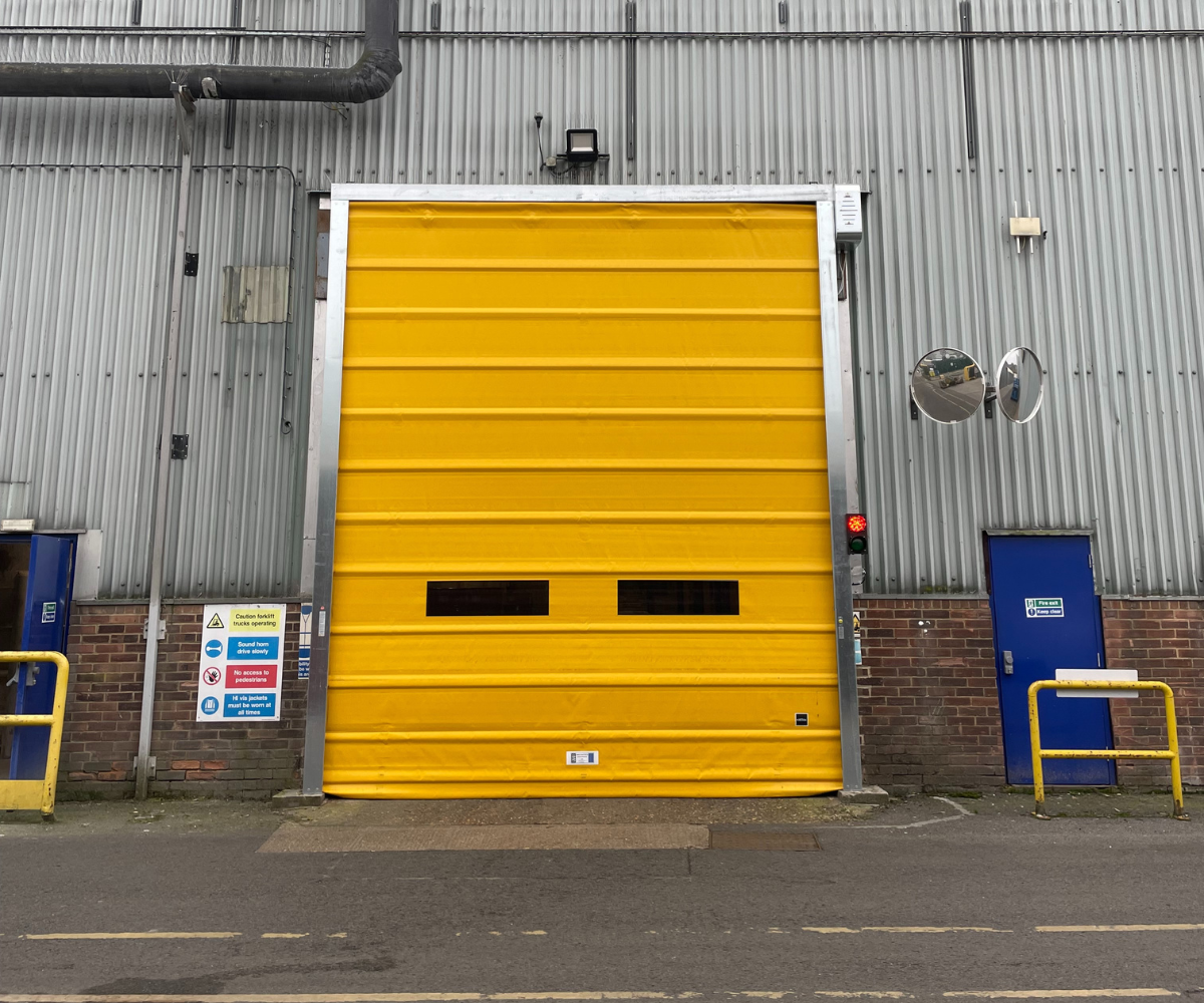 FOLD UP external high speed folding door