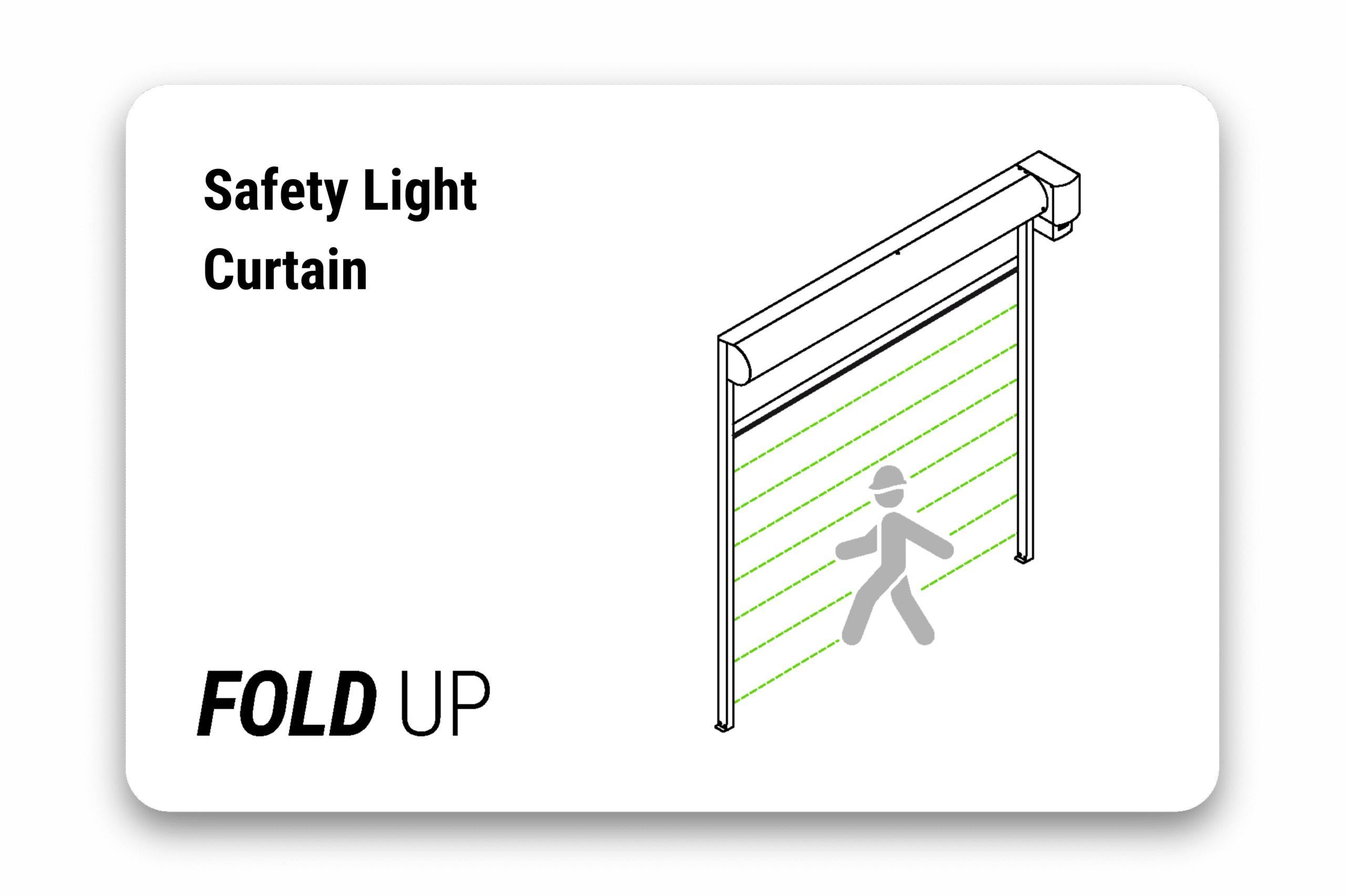 Safety light curtain card