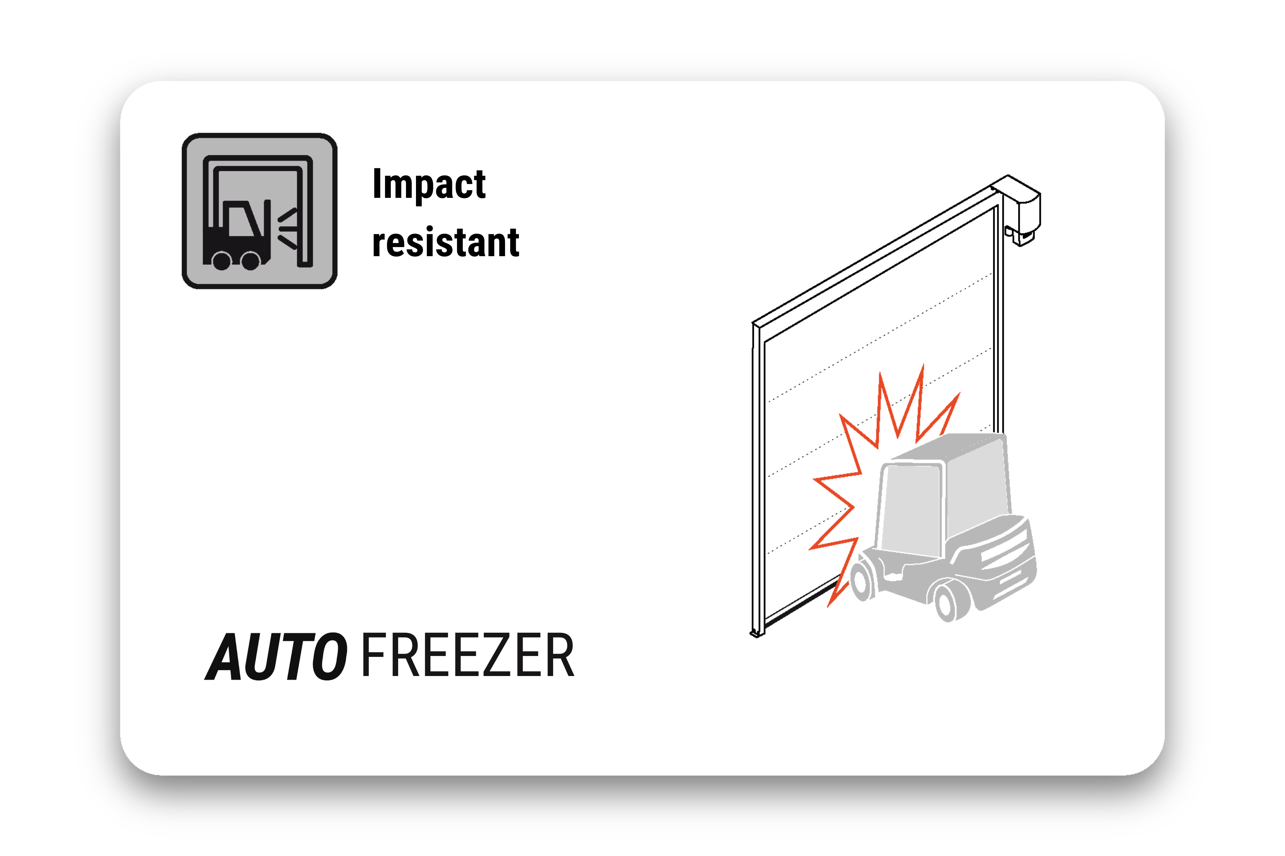 AUTO FREEZER impact resistant card