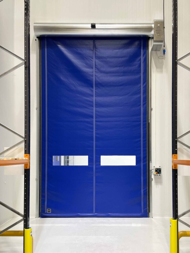 Internal pvc rapid roll door provided by GS Doors